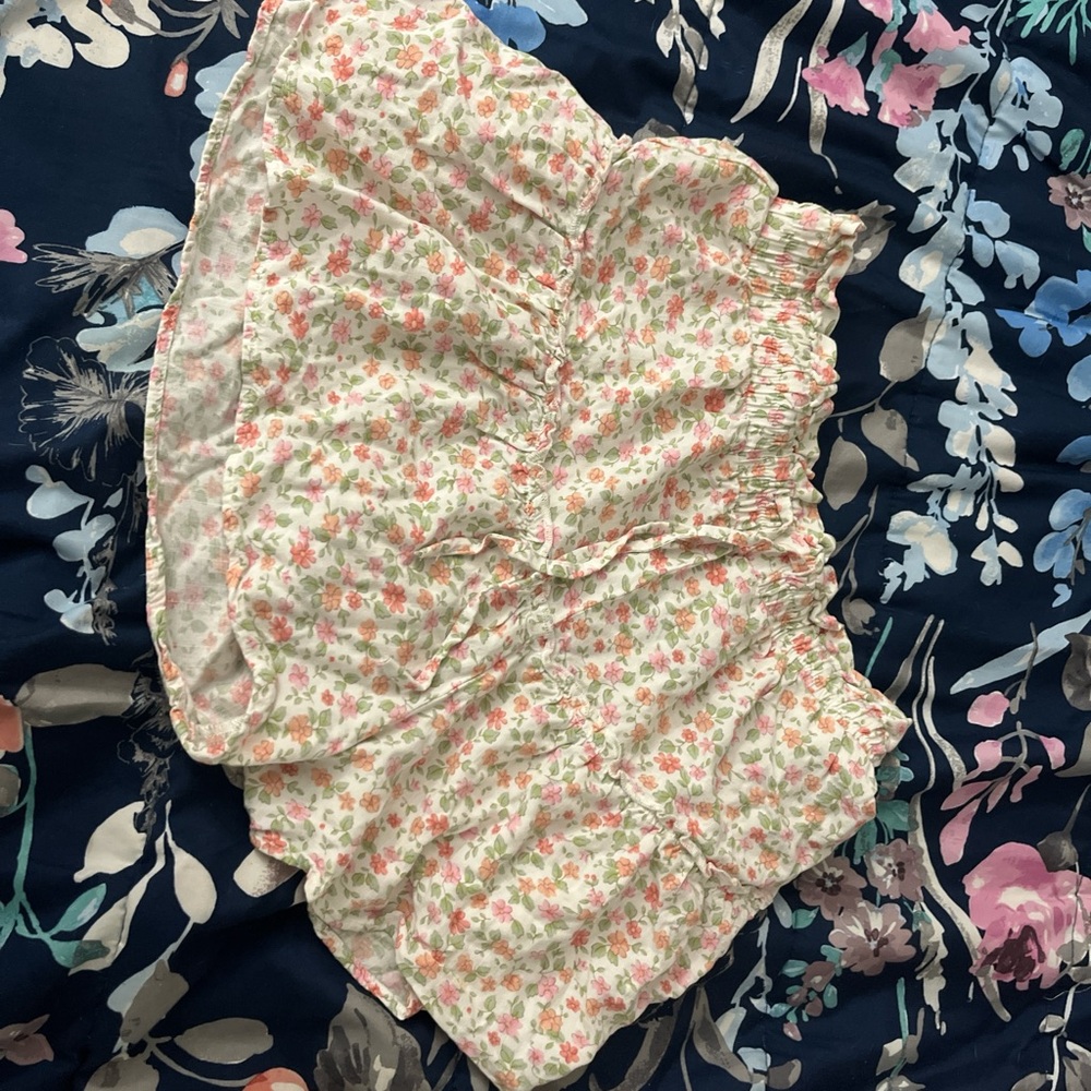 Aeropostale Floral Women Shorts - Pink and Green